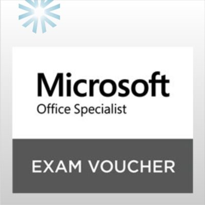 Microsoft Office Specialist (MOS) Exam Voucher with Retake